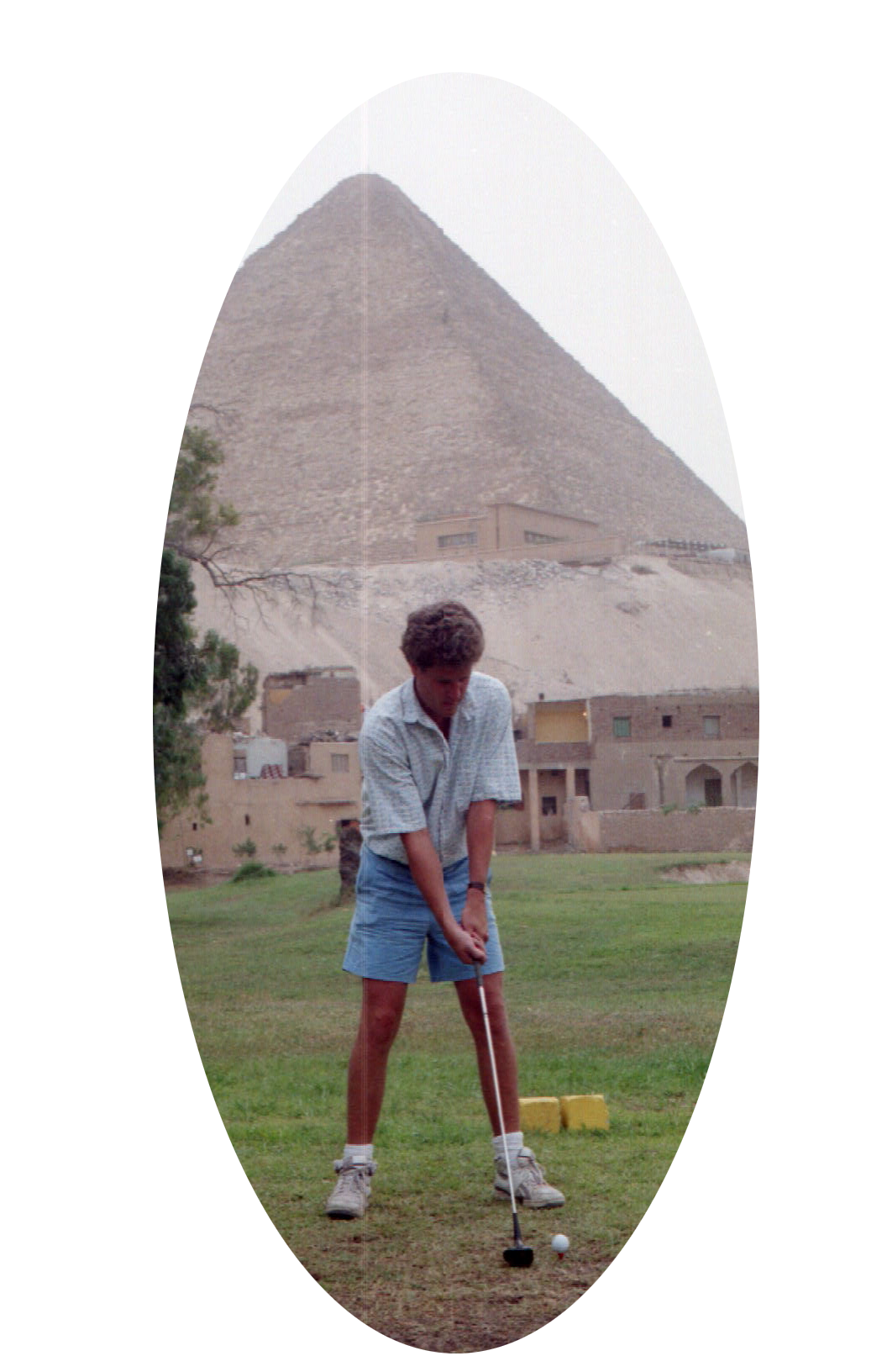 photo of golfing